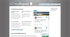 Desktop Screenshot of gtimereport.com