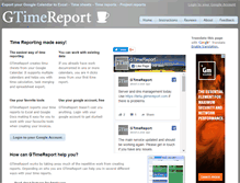 Tablet Screenshot of gtimereport.com